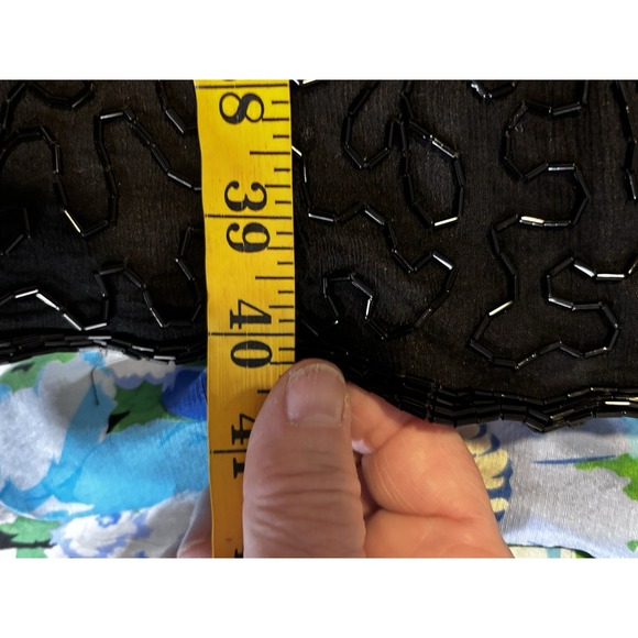 VTG Mark & John By B2 Dress 100% Silk, Keyhole Back, Sequins & Beaded Cocktail M - Picture 15 of 15